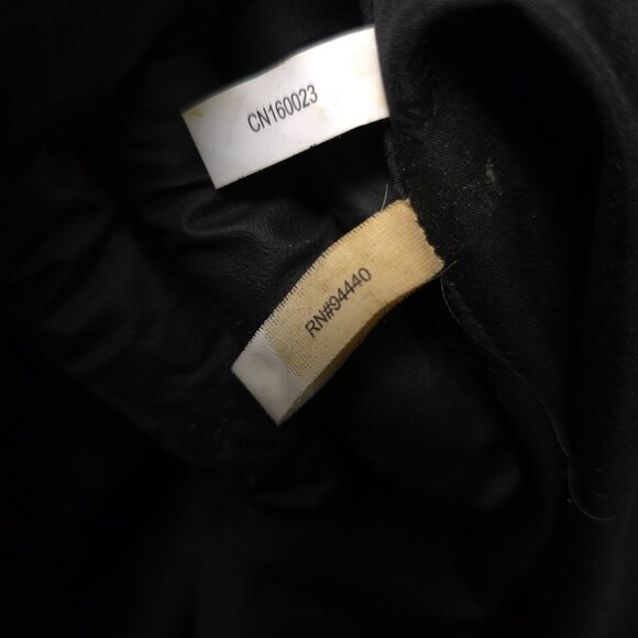 New York & Company‎ Women's Black Leather Snap Button Front Bow Shoulder Bag - Picture 4 of 8